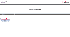 Desktop Screenshot of cadp.actelion.com