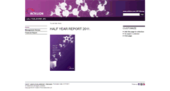 Desktop Screenshot of halfyearreport2011.actelion.com